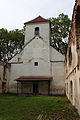 English: Evangelical church in Kobułty. Polski: Ruiny kościoła ewangelickiego we wsi Kobułty.