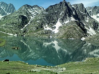 <span class="mw-page-title-main">Krishansar Lake</span> Lake in Jammu and Kashmir, India