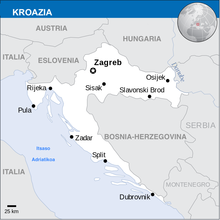 Kroaziako hiri garrantzitsuenak