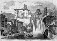 Cascata del Isola (L'Illustration, 1862)