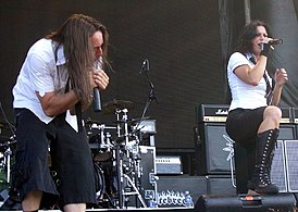 «Lacuna Coil» на фестивале «Ozzfest» в 2006 году
