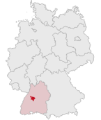 Lokasi Calw di Jerman