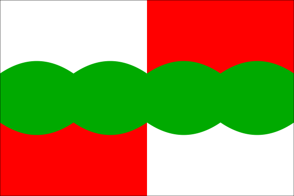 vlajka obce Lázně Bělohrad