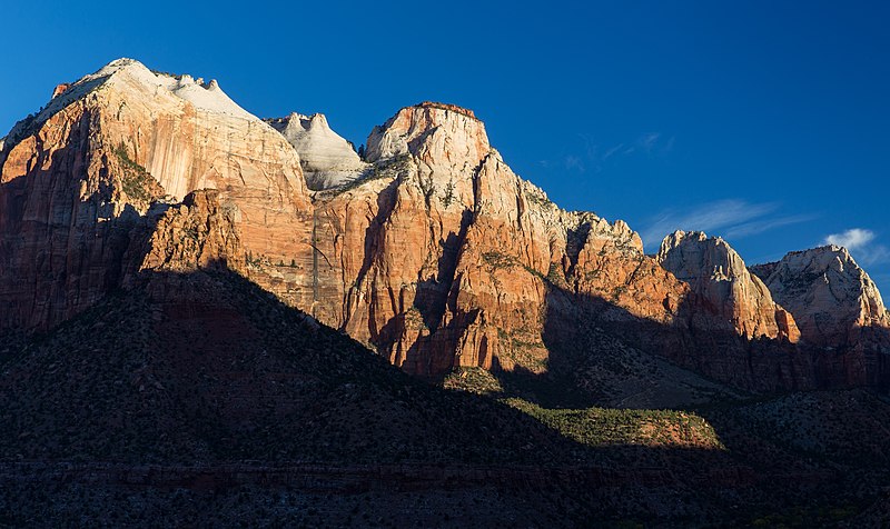 File:Lower Zion Canyon Sunrise.jpg