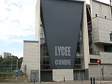 Le lycée Condé, établissement professionnel.