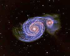 Autre image de M51 avec un télescope de taille moyenne.