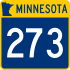 Trunk Highway 273 marker