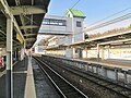 西可児駅プラットホーム