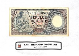 MUS C.4.6. Uang Indonesia Rp10 Pekerja Tangan, 1958; 1.jpg
