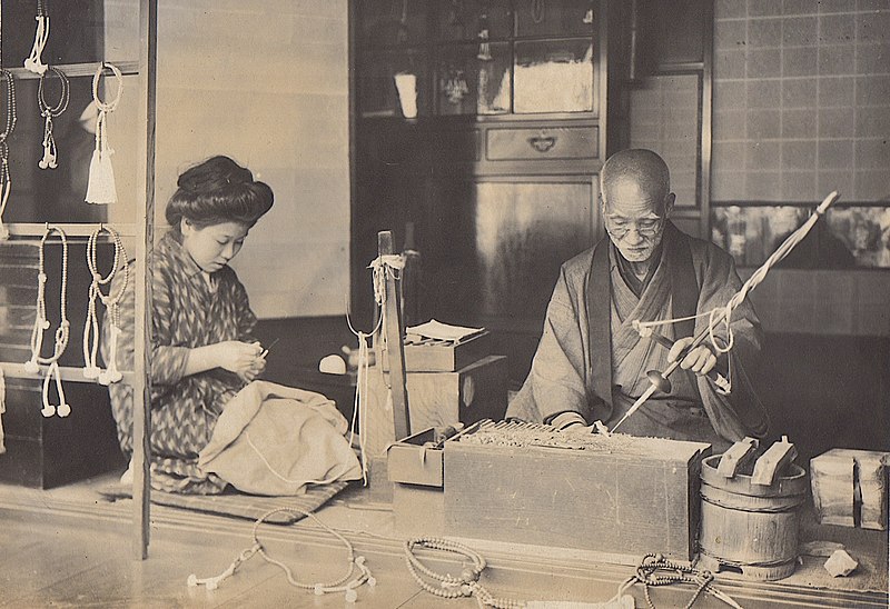 File:Making Prayer Beads (Juzu) in Japan (1914 by Elstner Hilton).jpg