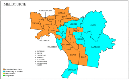 Electoral divisions: Melbourne area Map42007.gif