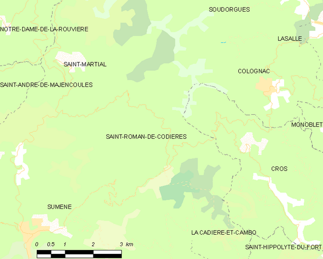 Saint-Roman-de-Codières - Localizazion