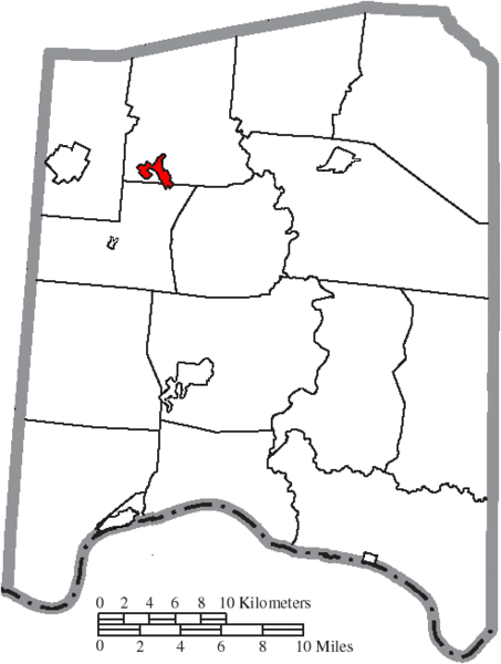 File:Map of Adams County Ohio Highlighting Seaman Village.png