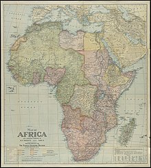 Map of French colonies in Africa (in green) Map of Africa (2674833839).jpg