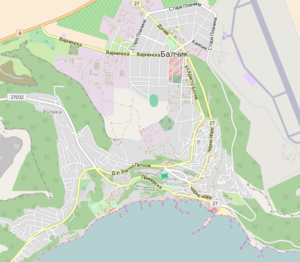 300px map of balchik