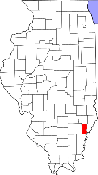 Map of Illinois highlighting Edwards County.svg