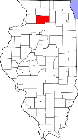 Map of Illinois highlighting Lee County.svg
