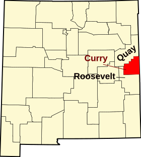 Map of New Mexico highlighting Curry County.svg