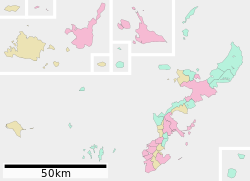 冲绳县当地地图