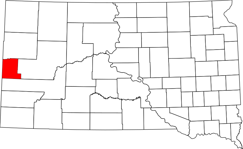 Fil:Map of South Dakota highlighting Lawrence County.svg