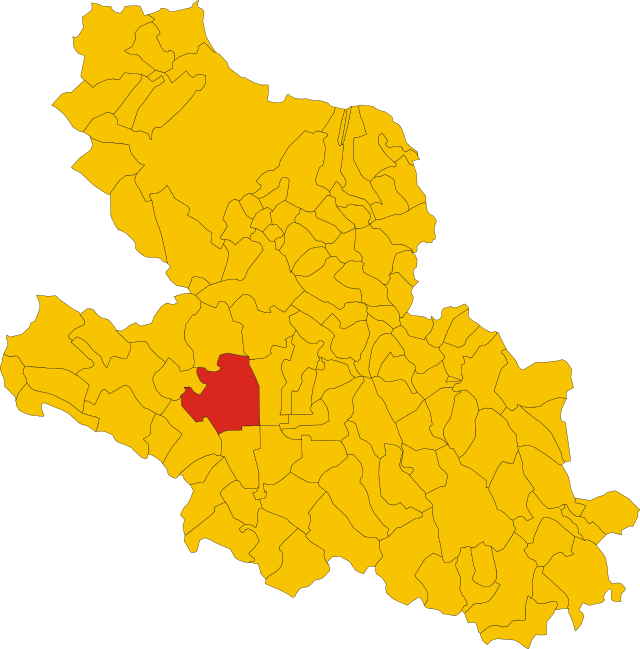 Poziția localității Avezzano