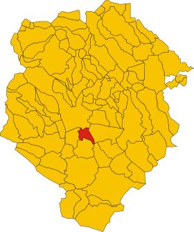 Map of comune of Gaglianico (province of Biella, region Piedmont, Italy).svg