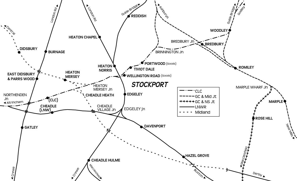 Cheadle Railway Station London And North Western Railway Wikipedia