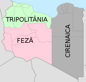 Três regiões que dividem a Líbia