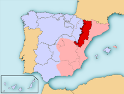 Situación de Consello d'Aragón
