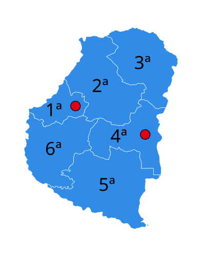 Mapa parlamentních voleb v Argentině z roku 1951 podle vymezení (Entre Ríos).svg