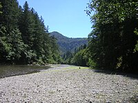 Mattole River ved Arthur W. Way County Memorial Park