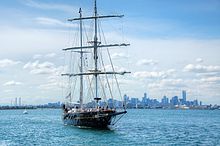 Young Endeavour off Melbourne in 2013 Melbourne International Tall Ship Festival 2013 (9713636920).jpg