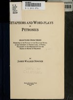 Миниатюра для Файл:Metaphors and word-plays in Petronius .. (IA metaphorswordpla00downrich).pdf