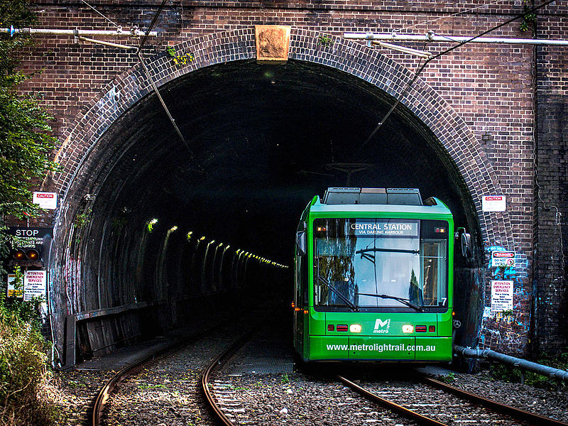 File:Metro Light Rail Glebe Tunnel Entrance.jpg