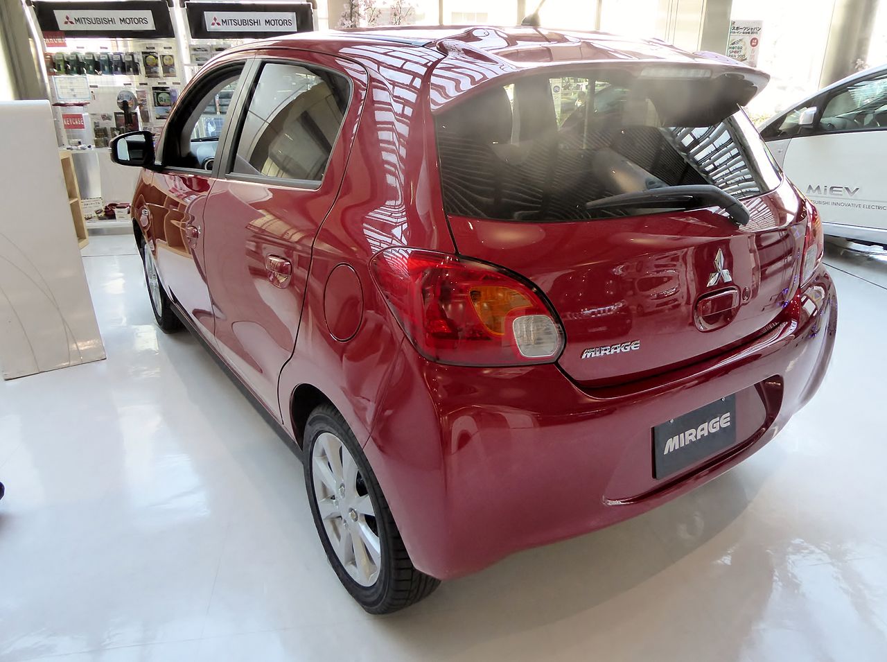 File:Mitsubishi MIRAGE 1.2G (A03A) rear.JPG - Wikimedia Commons