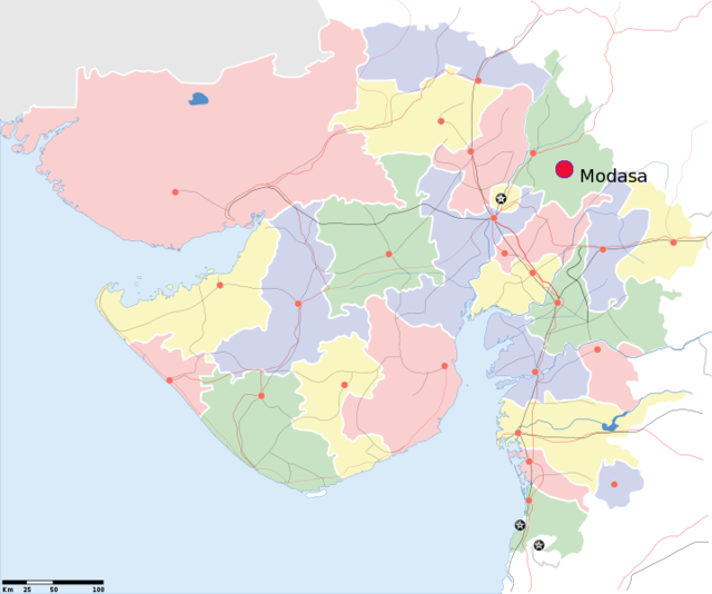 Modasa In Gujarat Map File:modasa-Gujrat.png - Wikimedia Commons