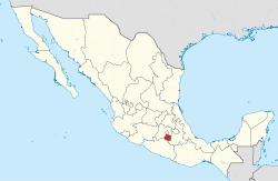 State of Morelos within Mexico