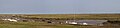 Panoramic view of Morston Quay in morning low tide