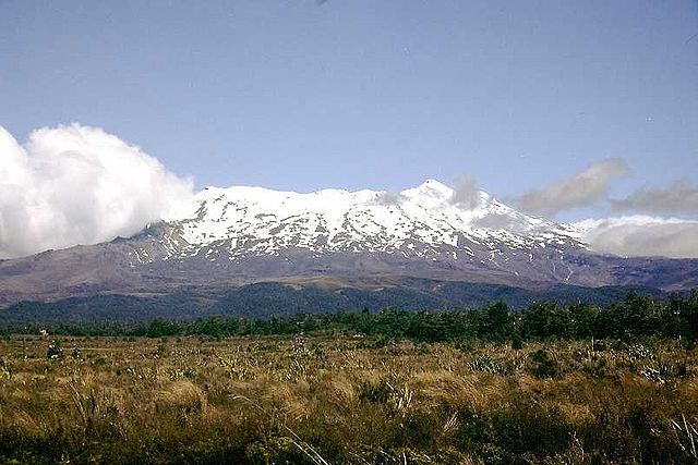 Mount Ruapehu, January 2002.