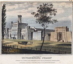 Moyamensing Prison, c1840, 1848. (4700659588).jpg