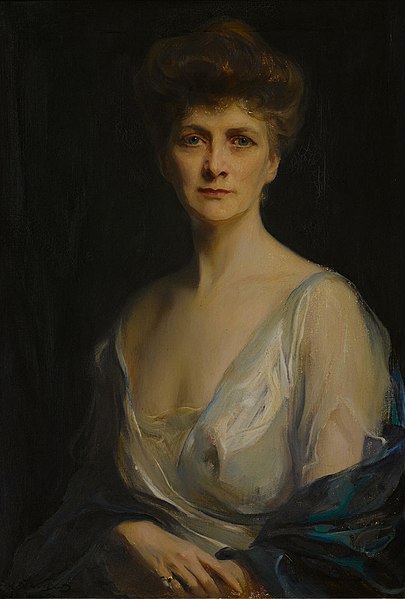 File:Mrs John W Davis, née Ellen G Bassel, by Philip de László.jpg