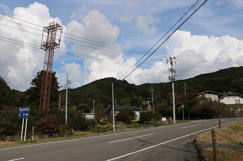 File:Mt. Kohata seen from the Kohata district. Nihonmatsu City, Fukushima Prefecture.jpg
