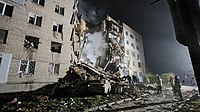 Будинок у Миколаєві, обстріляний 11 листопада