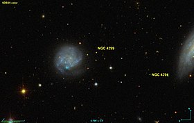 NGC 4299 makalesinin açıklayıcı resmi