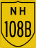 National Highway 108B marker