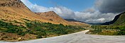 Route 431 in de achtergrond met langs links de Tablelands