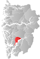 Kvam within Vestland