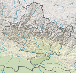Location of Lake Cluster of Pokhara Valley in Nepal.