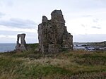 Newark Castle-ruinoj, Fife.JPG