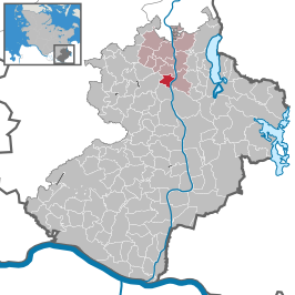 Kaart van Niendorf bij Berkenthin